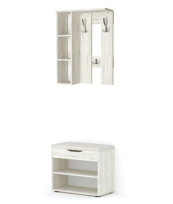 Банкетка Этна СН-122.07 дуб крафт белый 