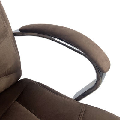 Кресло с регулировкой высоты Calviano Bravo коричневый велюр 