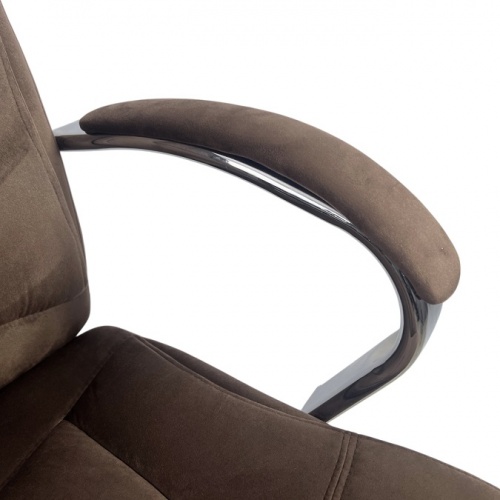 Кресло с регулировкой высоты Calviano Bravo коричневый велюр 