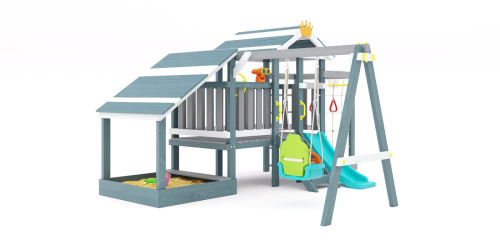 Детская спортивная площадка для дачи Савушка Baby Play 12 Индиго