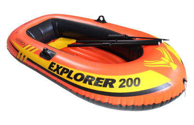 Лодка надувная двухместная 185х94 см Intex Explorer 200 58331NP (Китай)