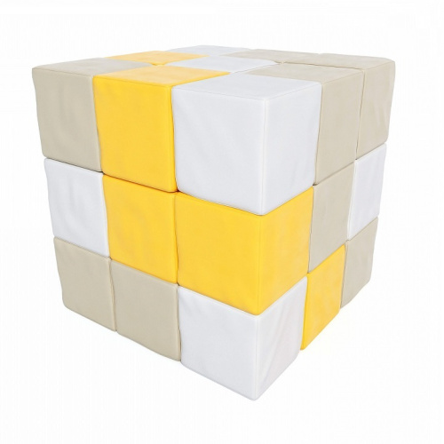 Мягкий конструктор Кубик-рубик ДМФ-МК-27.90.13 Pastel