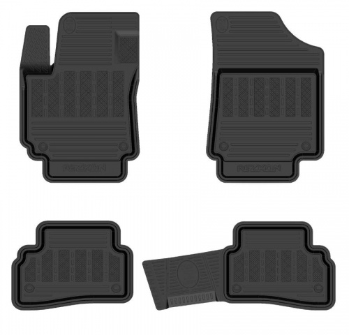 Коврики салона резиновые для Hyundai Creta (16-Н.В.), комплект, 4 шт.