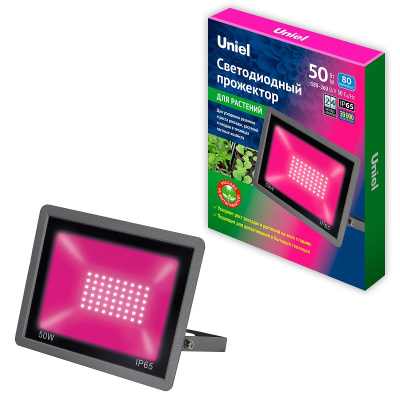 Светильник для растений Uniel ULF-P42-50W/SPBR IP65 180-260V / UL-00010384