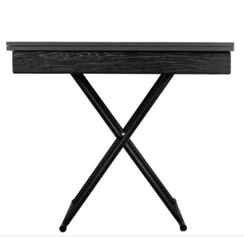 Стол трансформер Лерон графит темный черный 