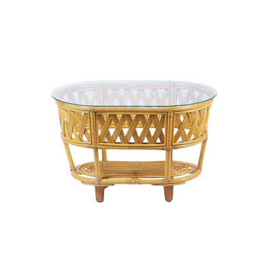 IND Стол Черчилль мед овальный 