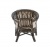 IND Комплект Черчиль кресло и овальный столик темно-коричневый 