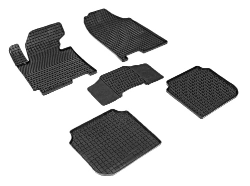 Резиновые коврики салона Сетка для Hyundai Elantra 2011-2016 Черные