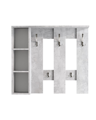 Вешалка настенная Артём-Мебель СН-100.43 бетон спаркс лайт 