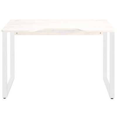 Стол геймерский Гонконг ДТ-3 120x70x75 дуб белый металл белый 