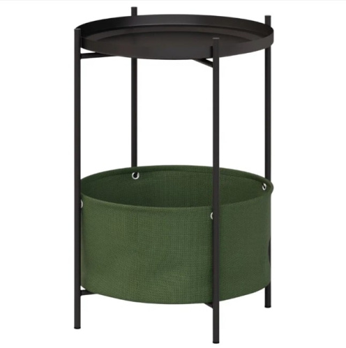 Стол журнальный Элдей хаки чёрный 