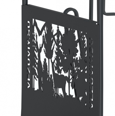 Дровница Везувий Русский Лес D440B