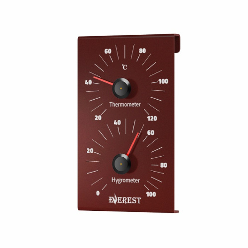 Термогигрометр EVEREST алюминий DARK BROWN (TG-30)