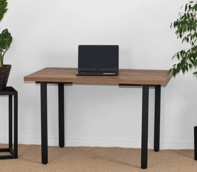 Стол Прага 120х70 дуб табачный металл черный 