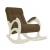 Кресло-качалка модель 44 б/л Verona  brown сливочный