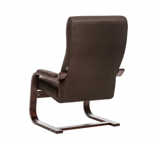 Кресло Leset ОСКАР орех текстура Малмо 28 