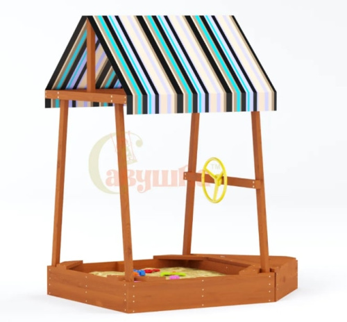 Игровой комплекс для дачи Песочный дворик Савушка-5