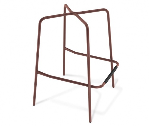 Стул барный Sheffilton SHT-ST19/S29 черный медный металлик 