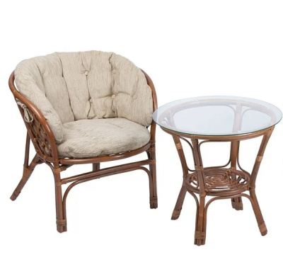 IND Комплект Багама дуэт миндаль подушки бежевые 