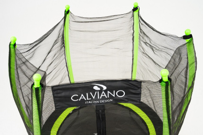 Батут с защитной сеткой Calviano 140 см 4,5ft OUTSIDE master green