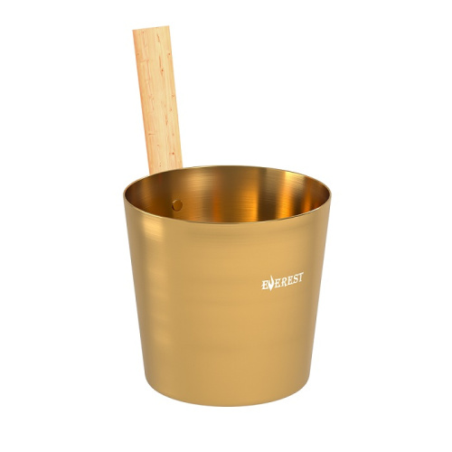 Шайка EVEREST 5л алюминий GOLD (TG-51)