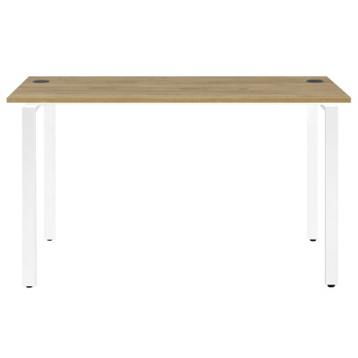 Стол письменный Сиэтл ДТ-5 160х70 дуб золотой металл белый 