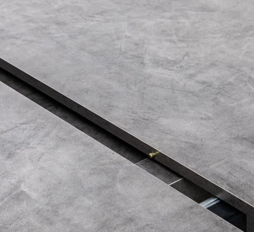 Стол раздвижной Leset Таун темный камень черный 