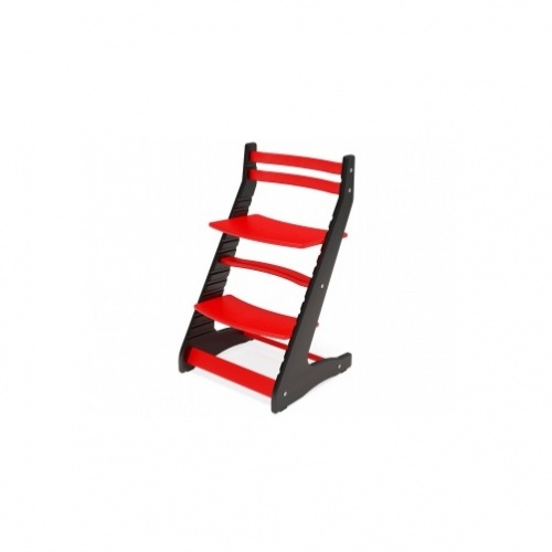Растущий регулируемый стул Вырастайка Eco Prime черный красный 