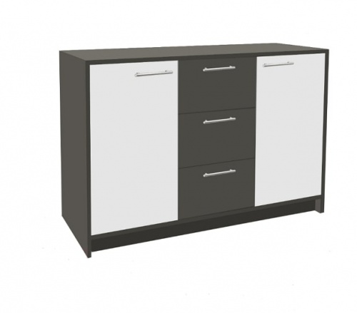 Комод Артём-Мебель Оптима СН 111.01 белый графит 