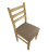 Стул МДК-341 P-43 Микровелюр бежевый Дуб 