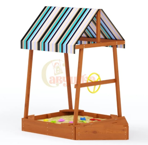 Игровой комплекс для дачи Песочный дворик Савушка-5