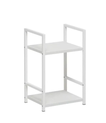 Стеллаж Leset Стилвуд 12 узкий 2 полки белый 