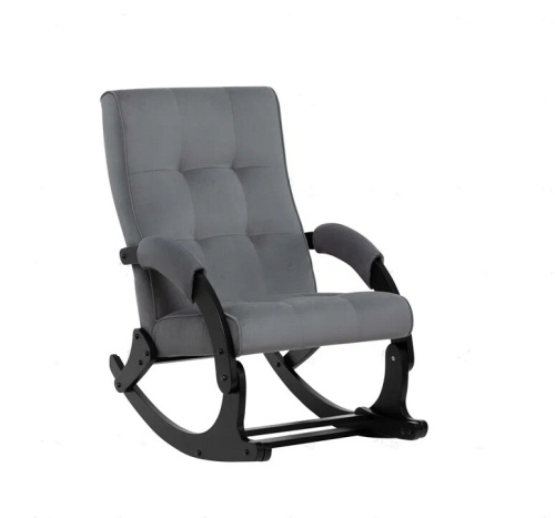 Кресло-качалка Leset Хилл с подножкой венге Velur V32