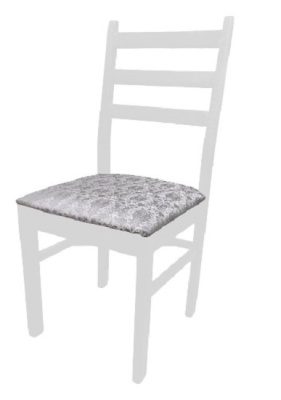 Стул МДК-341 Эмаль белая Соната Дуб 