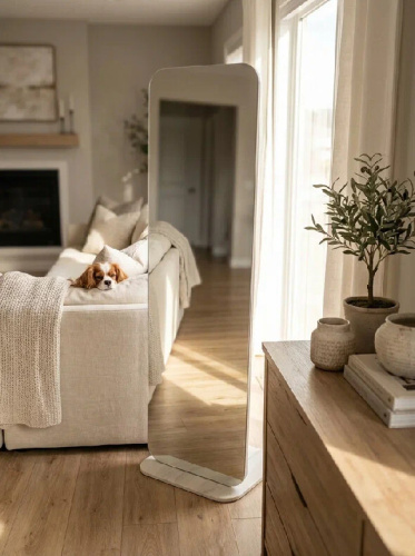 Зеркало напольное Стелла 4 дуб крафт белый 