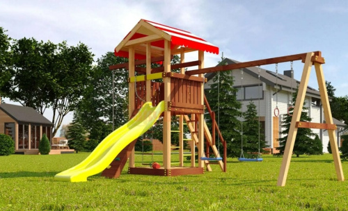 Детская спортивная площадка для дачи Савушка 4 Cезона 3