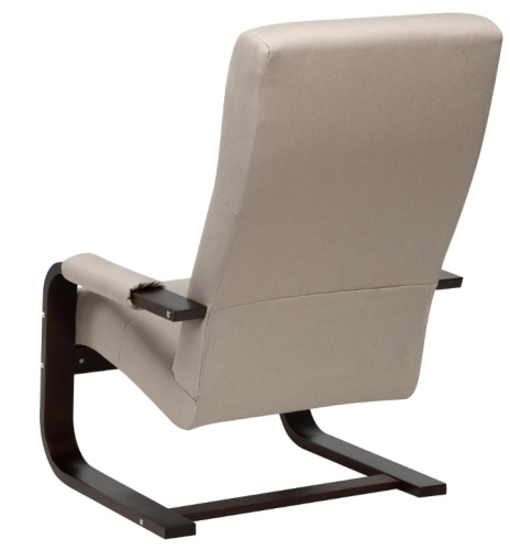 Кресло Leset Рей орех текстура Savana Plus Ivory 