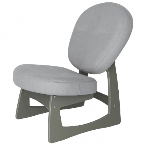 Кресло для отдыха Смарт G Силуэт Ультра смок серый ясень 