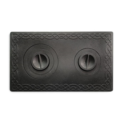 Плита 2х-конфорочная П2-3 (Б) 710х410мм (УЗОР)