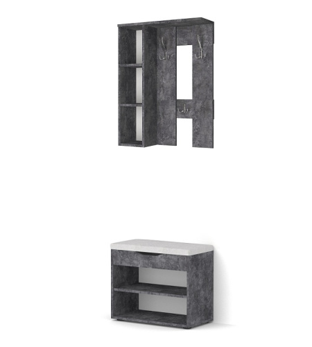 Вешалка настенная Артём-Мебель СН-100.44 бетон спаркс 