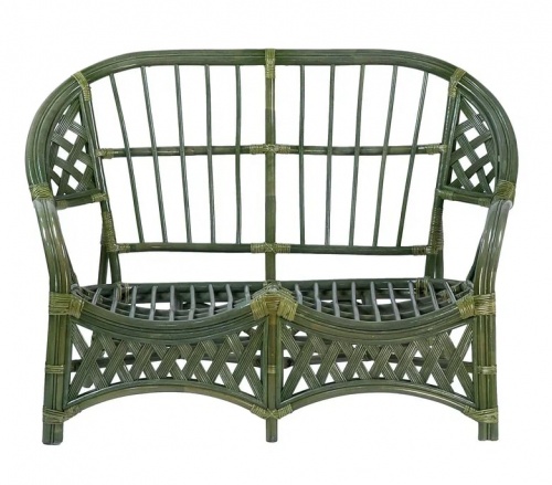 IND Комплект Черчиль диван кресло и столик олива темные подушки 