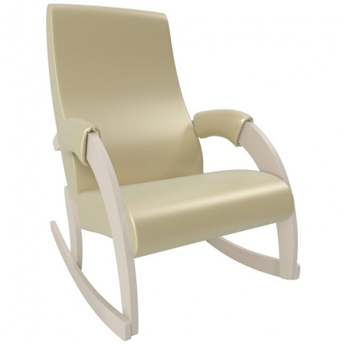 Кресло-качалка Модель 67М Орегон перламутр 106 сливочный