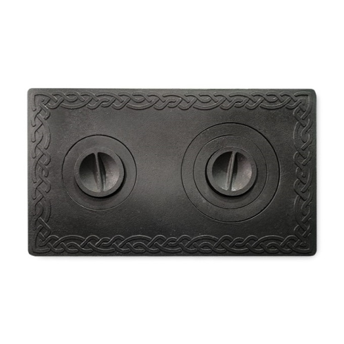 Плита 2х-конфорочная П2-3 (Б) 710х410мм (УЗОР)