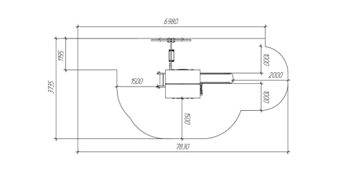Детская площадка для дачи Савушка TooSun 15 салатовый 