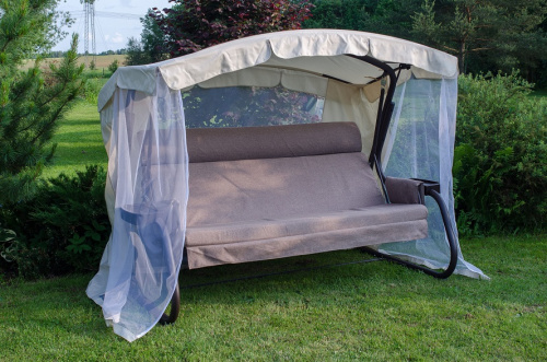 Качели садовые Мерида Премиум A56C.614 коричневый Удачная мебель