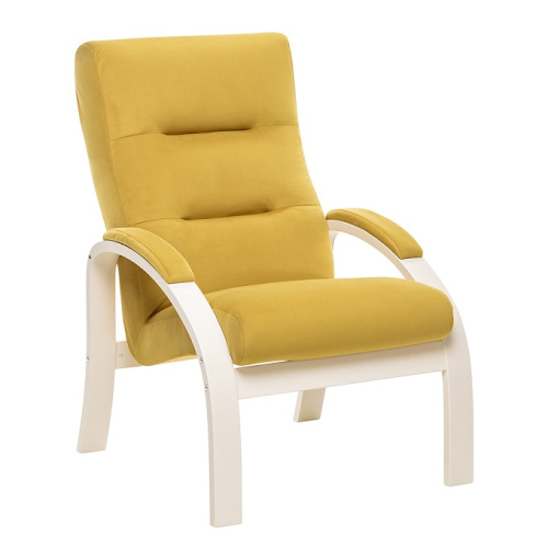 Кресло Leset Лион слоновая кость Velur V28 