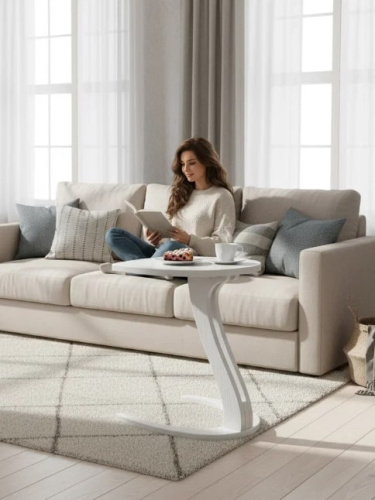 Стол придиванный Рио 6 белый 