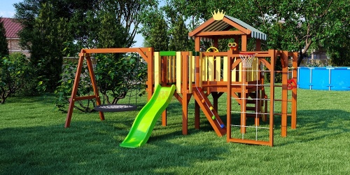 Детская спортивная площадка для дачи Савушка Baby 15 play