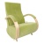 Кресло глайдер Balance-3 Verona Apple green, натуральное дерево