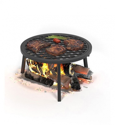 Решетка чугунная круглая СТЕЙК 450мм